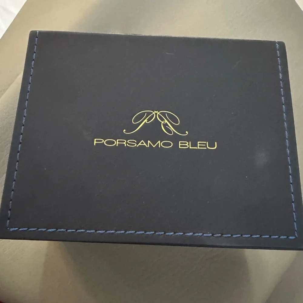 NIB Porsamo Bleu Chantal Topaz Watch